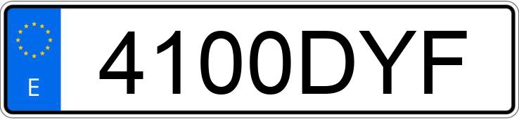 Numer rejestracyjny 4100DYF posiada PEUGEOT 307 Numer rejestracyjny 4100DYF posiada PEUGEOT 307