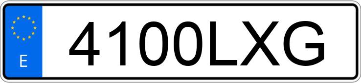 Numer rejestracyjny 4100LXG posiada OPEL CORSA