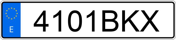 Numer rejestracyjny 4101BKX posiada HONDA ACCORD