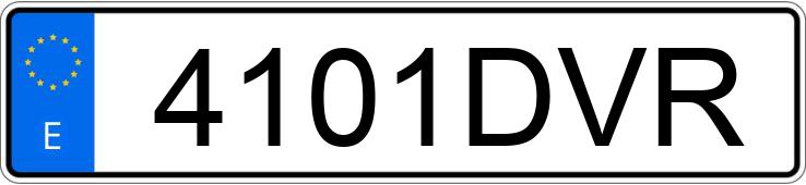 Numer rejestracyjny 4101DVR posiada AUDI A4