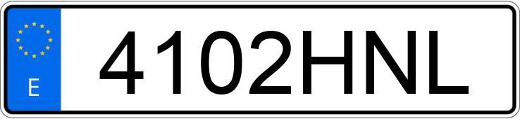 Numer rejestracyjny 4102HNL posiada LAND ROVER RANGE ROVER EVOQUE Numer rejestracyjny 4102HNL posiada LAND ROVER RANGE ROVER EVOQUE