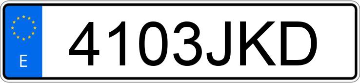 Numer rejestracyjny 4103JKD posiada LIGIER BE SUN Numer rejestracyjny 4103JKD posiada LIGIER BE SUN