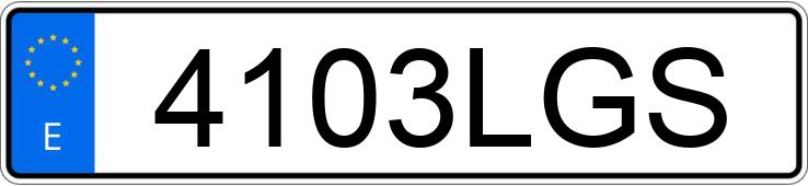 Numer rejestracyjny 4103LGS posiada MERCEDES B (247)