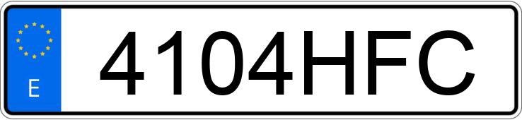 Numer rejestracyjny 4104HFC posiada TOYOTA VERSO Numer rejestracyjny 4104HFC posiada TOYOTA VERSO