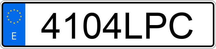 Numer rejestracyjny 4104LPC posiada CITROEN C4 Numer rejestracyjny 4104LPC posiada CITROEN C4