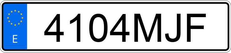 Numer rejestracyjny 4104MJF posiada HONDA CB 750 Numer rejestracyjny 4104MJF posiada HONDA CB 750