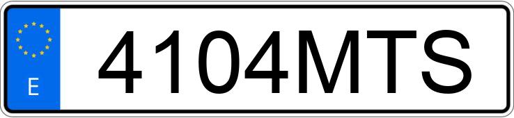 Numer rejestracyjny 4104MTS posiada TOYOTA RAV4 Numer rejestracyjny 4104MTS posiada TOYOTA RAV4