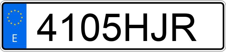Numer rejestracyjny 4105HJR posiada KYMCO SUPER DINK