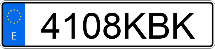 Numer rejestracyjny 4108KBK posiada PEUGEOT 208 Numer rejestracyjny 4108KBK posiada PEUGEOT 208