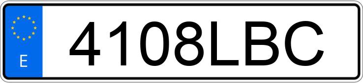 Numer rejestracyjny 4108LBC posiada BMW SERIE 5