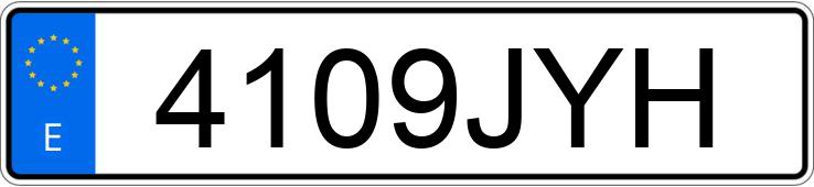 Numer rejestracyjny 4109JYH posiada MERCEDES G (463)