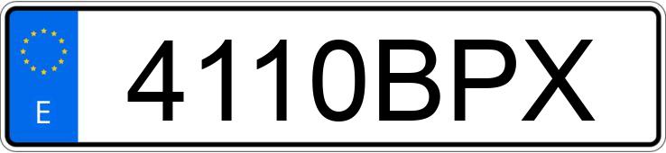 Numer rejestracyjny 4110BPX posiada ALFA ROMEO 156 Numer rejestracyjny 4110BPX posiada ALFA ROMEO 156