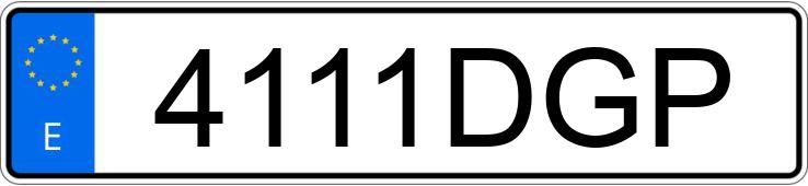 Numer rejestracyjny 4111DGP posiada SEAT LEON