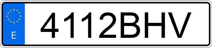 Numer rejestracyjny 4112BHV posiada VOLKSWAGEN GOLF Numer rejestracyjny 4112BHV posiada VOLKSWAGEN GOLF