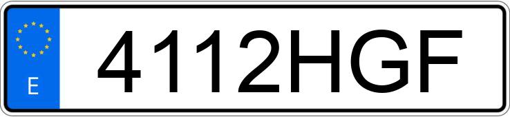 Numer rejestracyjny 4112HGF posiada PEUGEOT 308