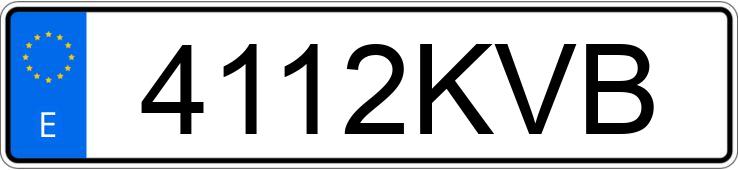 Numer rejestracyjny 4112KVB posiada RENAULT MASTER