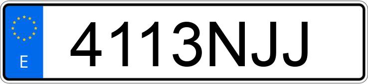 Numer rejestracyjny 4113NJJ posiada MAZDA CX-30