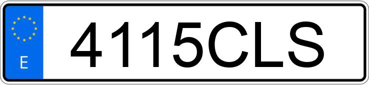 Numer rejestracyjny 4115CLS posiada FORD FUSION