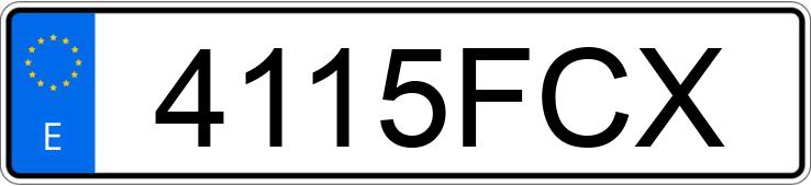 Numer rejestracyjny 4115FCX posiada FORD S-MAX Numer rejestracyjny 4115FCX posiada FORD S-MAX