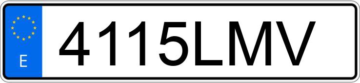 Numer rejestracyjny 4115LMV posiada VOLKSWAGEN GOLF Numer rejestracyjny 4115LMV posiada VOLKSWAGEN GOLF