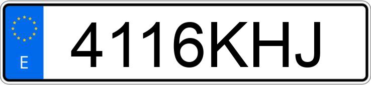 Numer rejestracyjny 4116KHJ posiada SUZUKI VITARA