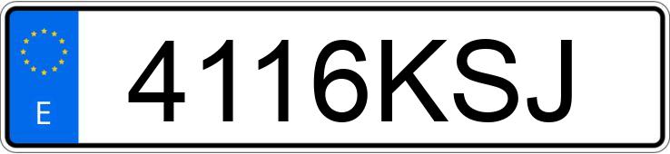 Numer rejestracyjny 4116KSJ posiada FORD FIESTA