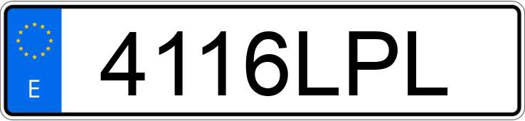 Numer rejestracyjny 4116LPL posiada CITROEN BERLINGO