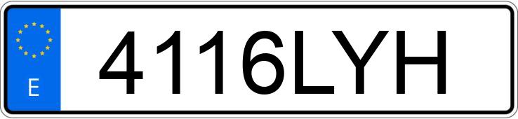 Numer rejestracyjny 4116LYH posiada RENAULT CAPTUR