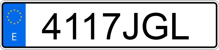 Numer rejestracyjny 4117JGL posiada RENAULT CAPTUR