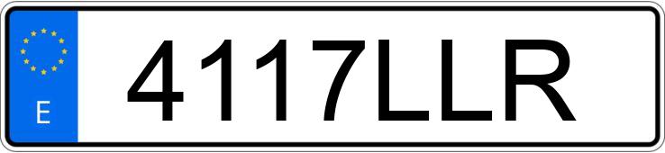 Numer rejestracyjny 4117LLR posiada TOYOTA RAV4