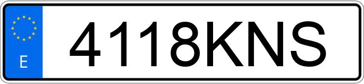 Numer rejestracyjny 4118KNS posiada MERCEDES GLA (156) Numer rejestracyjny 4118KNS posiada MERCEDES GLA (156)