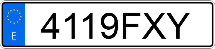 Numer rejestracyjny 4119FXY posiada KAWASAKI Z 750 Numer rejestracyjny 4119FXY posiada KAWASAKI Z 750