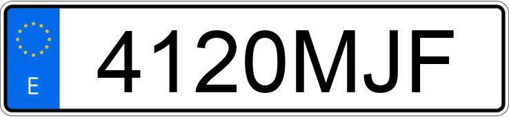 Numer rejestracyjny 4120MJF posiada BMW X4 Numer rejestracyjny 4120MJF posiada BMW X4