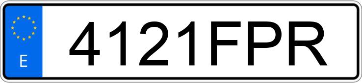 Numer rejestracyjny 4121FPR posiada NISSAN ATLEON