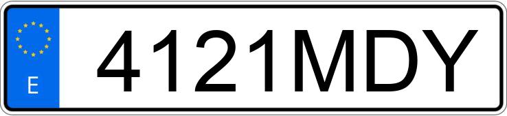 Numer rejestracyjny 4121MDY posiada SKODA SCALA Numer rejestracyjny 4121MDY posiada SKODA SCALA