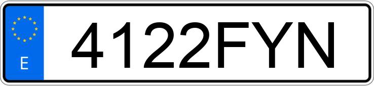 Numer rejestracyjny 4122FYN posiada VOLVO S80
