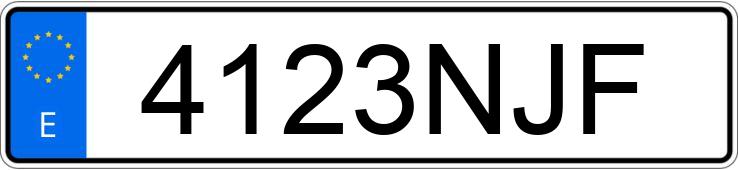 Numer rejestracyjny 4123NJF posiada BYD SEAL U