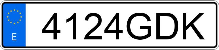 Pirat drogowy w pojeździe o numerach rejestracyjnych 4124GDK
