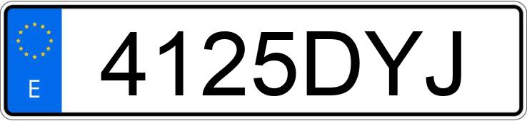 Numer rejestracyjny 4125DYJ posiada TOYOTA COROLLA Numer rejestracyjny 4125DYJ posiada TOYOTA COROLLA