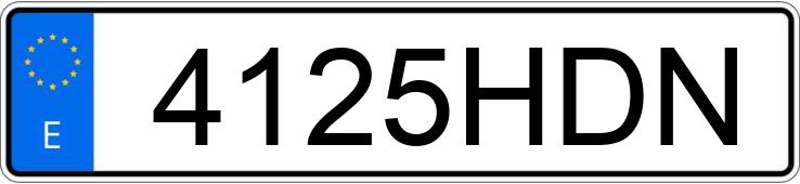 Numer rejestracyjny 4125HDN posiada OPEL ASTRA