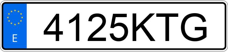 Numer rejestracyjny 4125KTG posiada AUDI A8