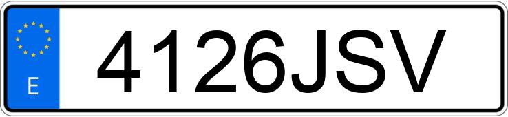 Numer rejestracyjny 4126JSV posiada BMW SERIE 2