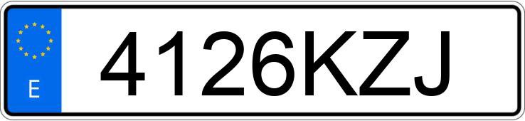 Numer rejestracyjny 4126KZJ posiada AUDI Q5 Numer rejestracyjny 4126KZJ posiada AUDI Q5