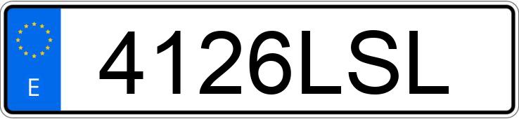 Numer rejestracyjny 4126LSL posiada LAND ROVER RANGE ROVER