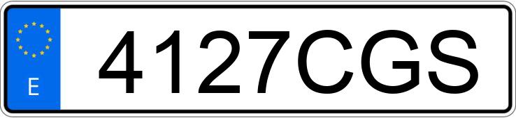 Numer rejestracyjny 4127CGS posiada ALFA ROMEO 147