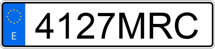 Numer rejestracyjny 4127MRC posiada HONDA JAZZ