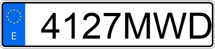 Numer rejestracyjny 4127MWD posiada KIA EV9 Numer rejestracyjny 4127MWD posiada KIA EV9