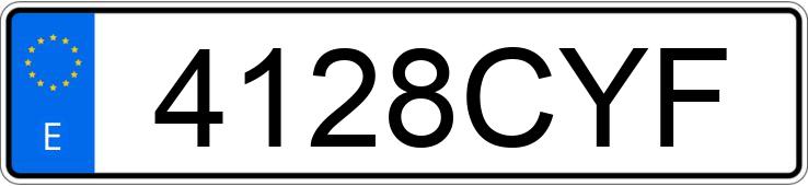 Numer rejestracyjny 4128CYF posiada FORD FUSION Numer rejestracyjny 4128CYF posiada FORD FUSION