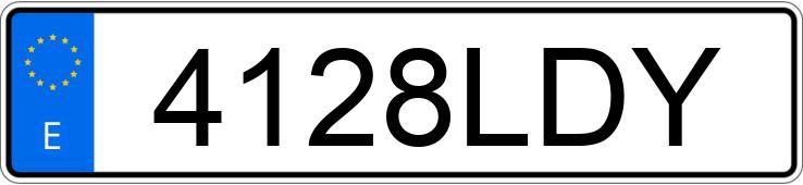 Numer rejestracyjny 4128LDY posiada RENAULT MEGANE