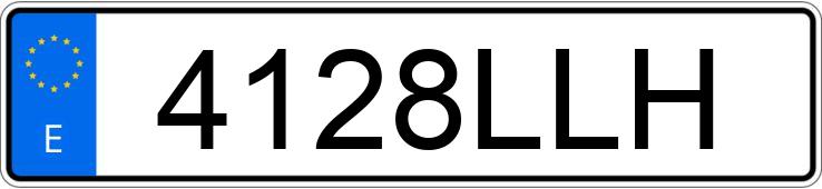 Numer rejestracyjny 4128LLH posiada PIAGGIO COMMERCIAL PORTER